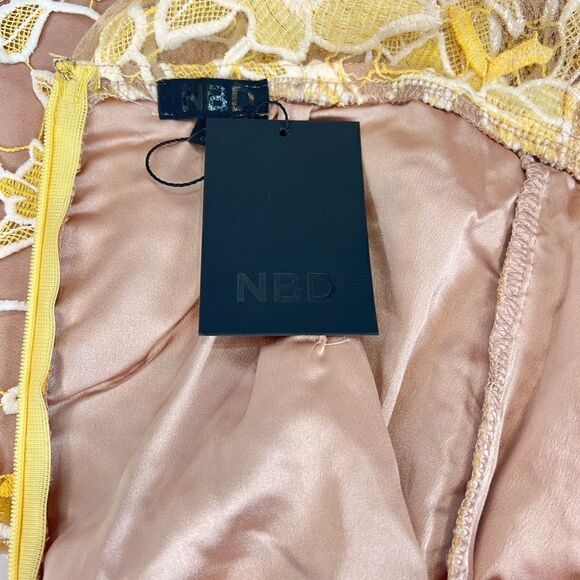 NBD Revolve Harriet Lace Open Back Mini Dress BNWT - Picture 5 of 5